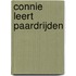 Connie leert paardrijden