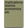 Implications islamic economics etc door Nienhaus
