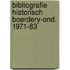 Bibliografie historisch boerdery-ond. 1971-83