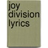 Joy division lyrics