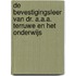 De bevestigingsleer van Dr. A.A.A. Terruwe en het onderwijs