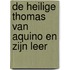 De Heilige Thomas van Aquino en zijn leer