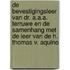 De bevestigingsleer van Dr. A.A.A. Terruwe en de samenhang met de leer van de H. Thomas v. Aquino