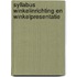Syllabus winkelinrichting en winkelpresentatie