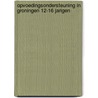 Opvoedingsondersteuning in Groningen 12-16 jarigen by J. Ellens