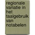 Regionale variatie in het taalgebruik van notabelen