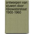 Ontwerpen van stuwen door Rijkswaterstaat 1900-1960