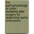 The pathophysiology of colon ischemia after surgery for abdominal aortic aneurysms