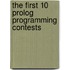 The First 10 Prolog Programming Contests