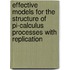 Effective Models for the Structure of pi-Calculus Processes with Replication