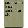 Piecewise linear simulator etc door Eyndhoven