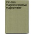 Thin-film magnetoresistive magnometer
