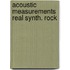 Acoustic measurements real synth. rock