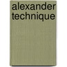 Alexander technique by Bernard Verhoeven
