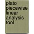 Plato piecewise linear analysis tool