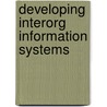 Developing interorg information systems door Wierda
