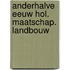 Anderhalve eeuw hol. maatschap. landbouw