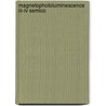 Magnetophotoluminescence iii-iv semico by Regie Driessen