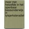 Meer met hetzelfde in het openbaar basisonderwijs in Tytsjerksteradiel by J.T. de Vos