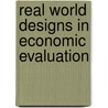 Real world designs in economic evaluation by R. Baltussen