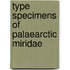 Type specimens of Palaearctic Miridae
