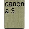 Canon a 3 by B.C.W. Dekker
