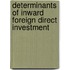 Determinants of inward foreign direct investment