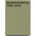 Leesbevordering 1992-2003