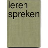 Leren spreken door R.A.M. Vermeulen