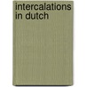 Intercalations in Dutch door C.R.M. Schelfhout