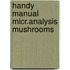 Handy manual micr.analysis mushrooms