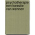 Psychotherapie een kwestie van wennen