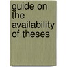 Guide on the availability of theses by Chauveinc
