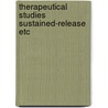 Therapeutical studies sustained-release etc door Vet