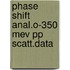 Phase shift anal.o-350 mev pp scatt.data