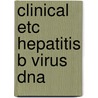Clinical etc hepatitis b virus dna by Ditzhuysen
