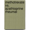 Methotrexate vs. azathioprine rheumat by Jeurissen
