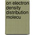 On electron density distribution molecu