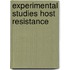 Experimental studies host resistance