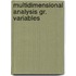 Multidimensional analysis gr. variables