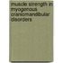 Muscle strength in myogenous craniomandibular disorders