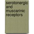 Serotonergic and muscarinic receptors