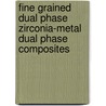 Fine grained dual phase zirconia-metal dual phase composites door C. Chen