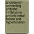 Angiotensin converting enzyme inhibition in chronic renal failure and hypertension