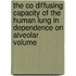 The CO diffusing capacity of the human lung in dependence on alveolar volume