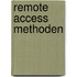 Remote access methoden