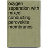 Oxygen separation with mixed conducting perovskite membranes door R.H.E. van Doorn