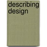 Describing design door K. Dorst