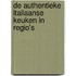De authentieke italiaanse keuken in regio's