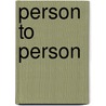Person to person by Stansfield